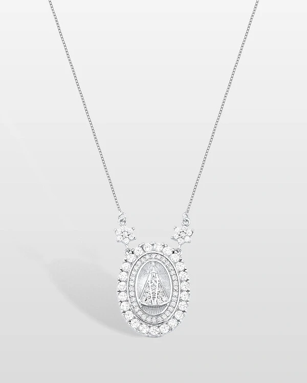 Colar Medalha Nossa Senhora Aparecida