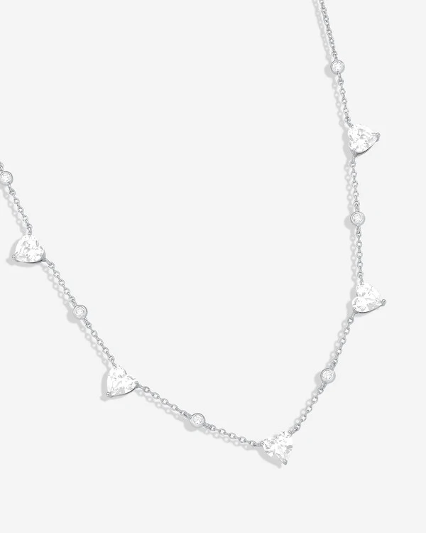 Colar Coração Paris - Prata 925