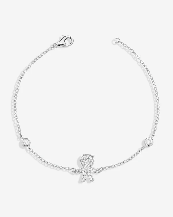 Pulseira Filho Único - Prata 925