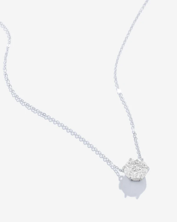 Colar Solitário de Moissanite - 3.5ct - 9,5 mm - Prata 925