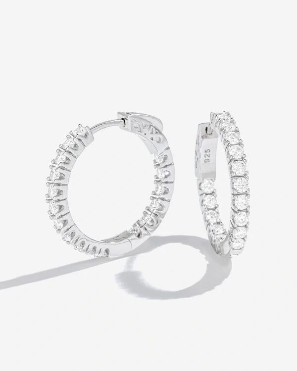 Brinco Argola Clara Moissanite - 0.06ct