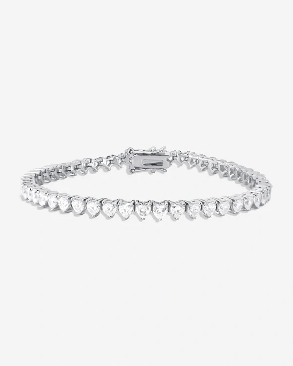 Pulseira Riviera Love - 17,5cm - Prata 925