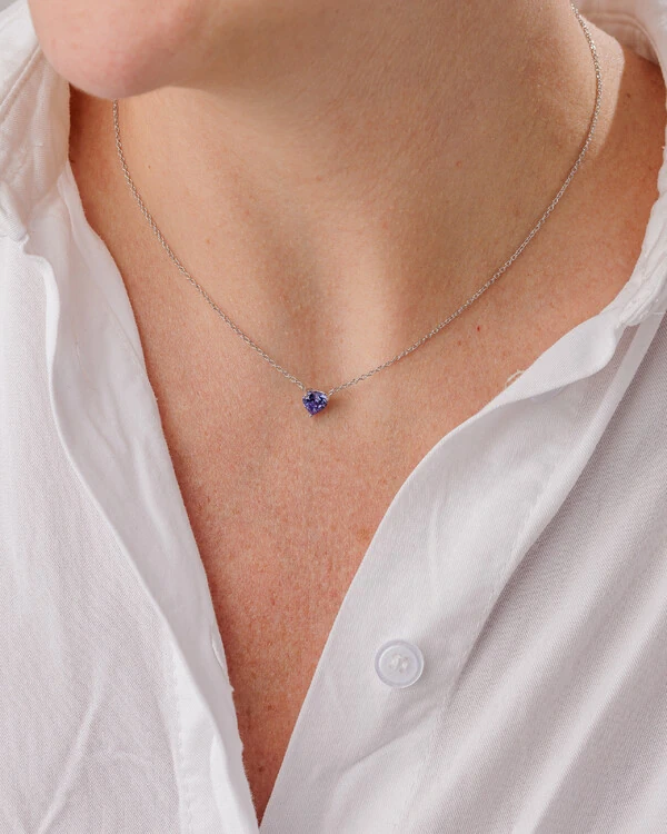 Colar Coração Una - Prata 925