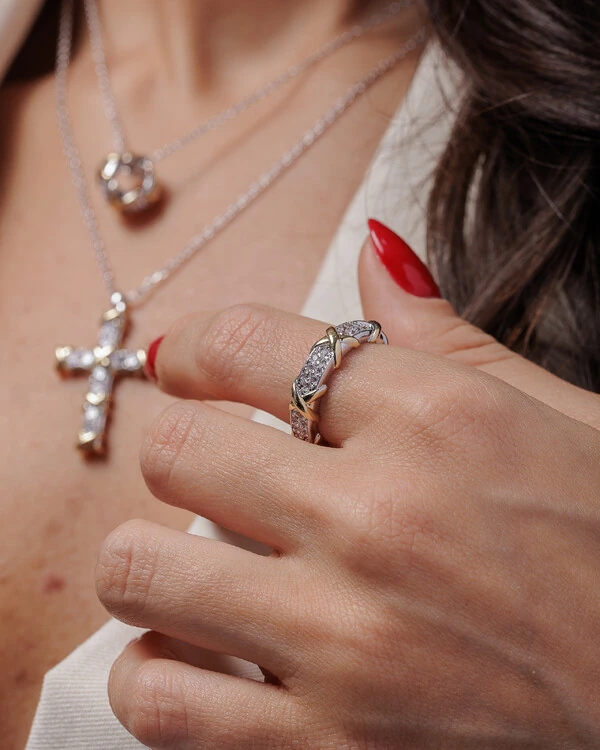 Anel Celeste - Micro Zircônias