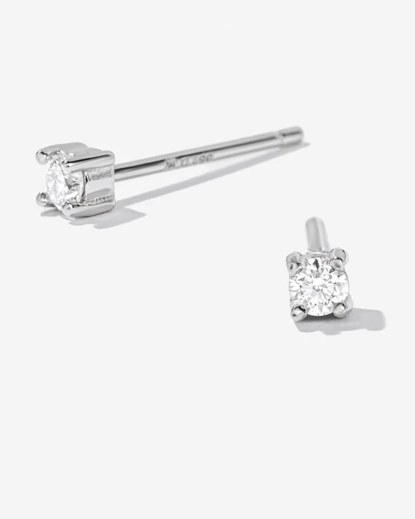 Brinco Moissanite Livia - Moissanite 0.6ct - 4 mm - Prata 925