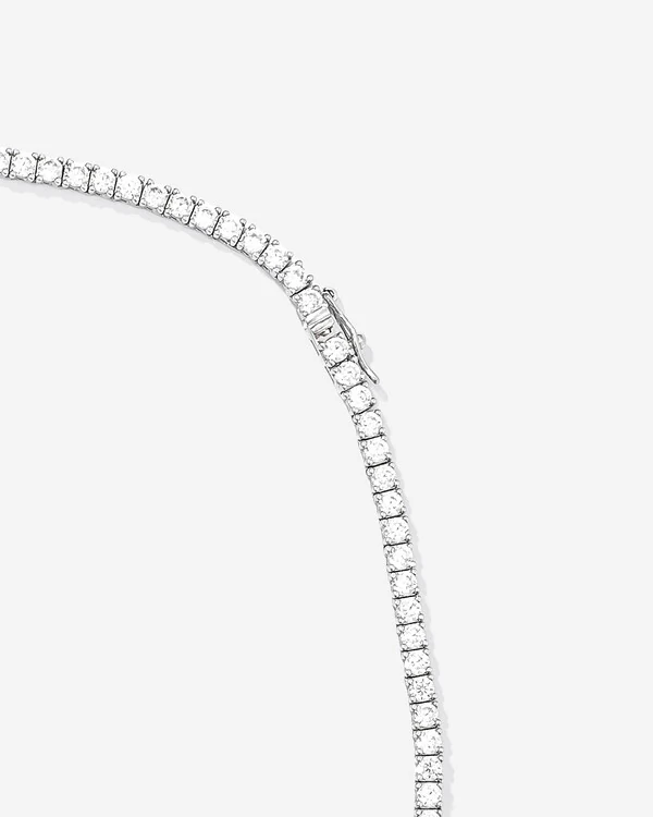 Colar Riviera Kate 60cm - 2mm - Prata 925