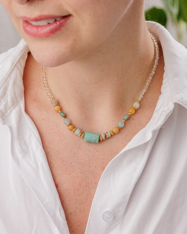 Colar Cristais Simius