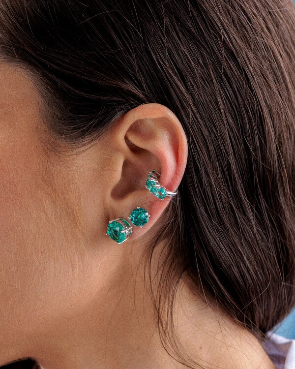 Conjunto de Brinco e Piercing Colors