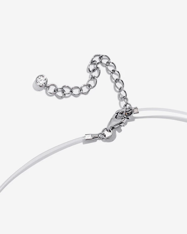 Colar Ponto de luz Moissanite Emma 9,5mm - 3.5ct - Prata 925