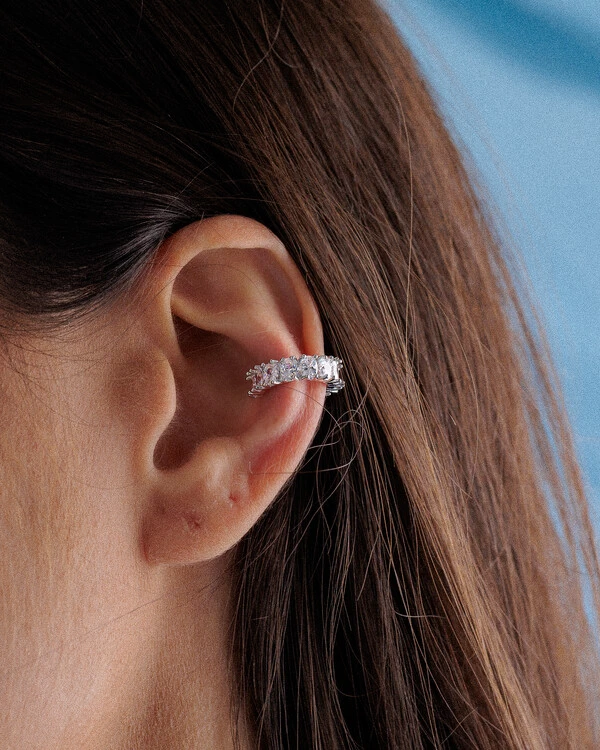 Piercing Colors Oval - Silver