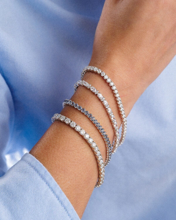 Pulseira Riviera Bianca Sky - Prata 925 - 17cm
