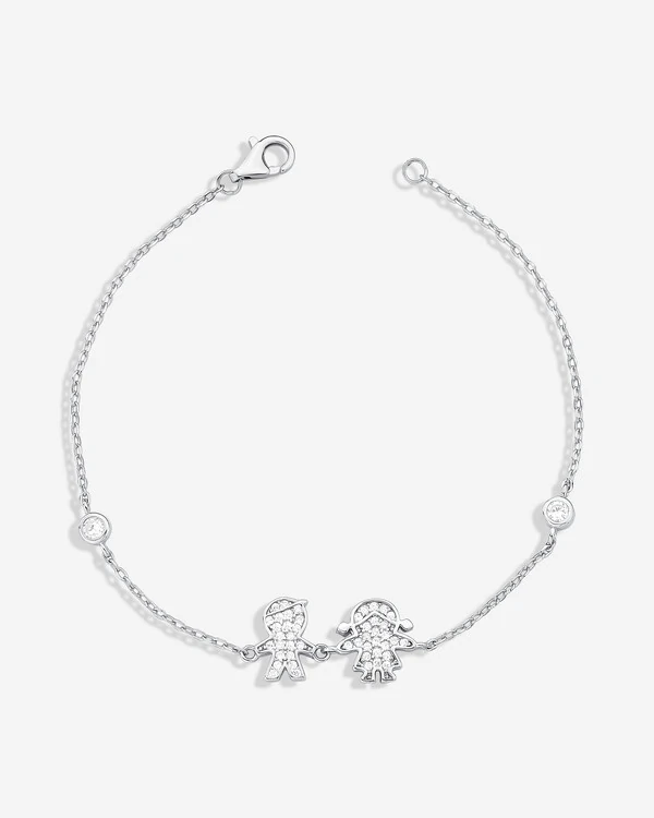 Pulseira Filhos- Prata 925