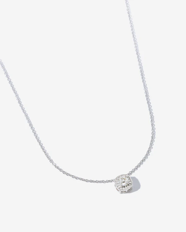 Colar Ária Moissanite - 5 mm - Prata 925