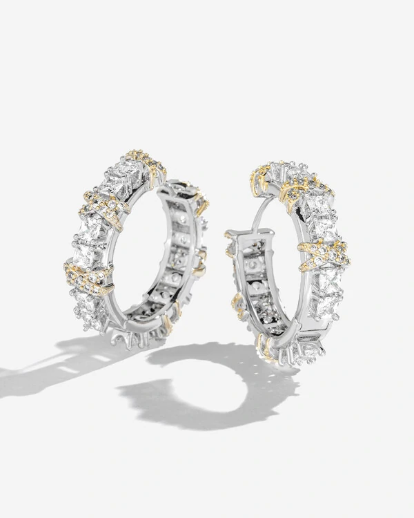 Brinco Argola Celeste Shine