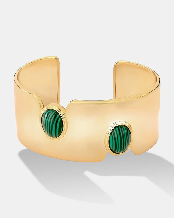 Bracelete Chloe - Malaquita