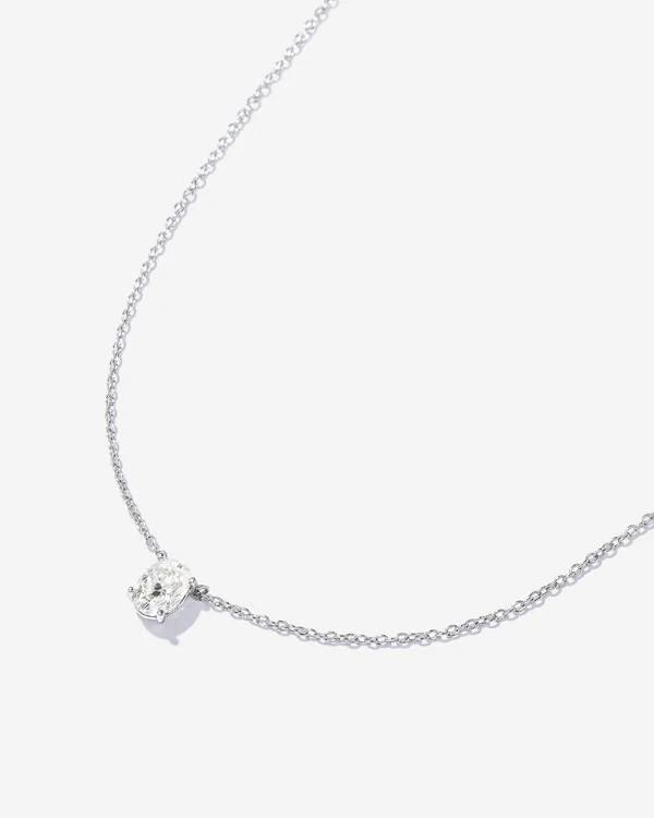 Colar Arles Moissanite - 7,5 mm - Prata 925