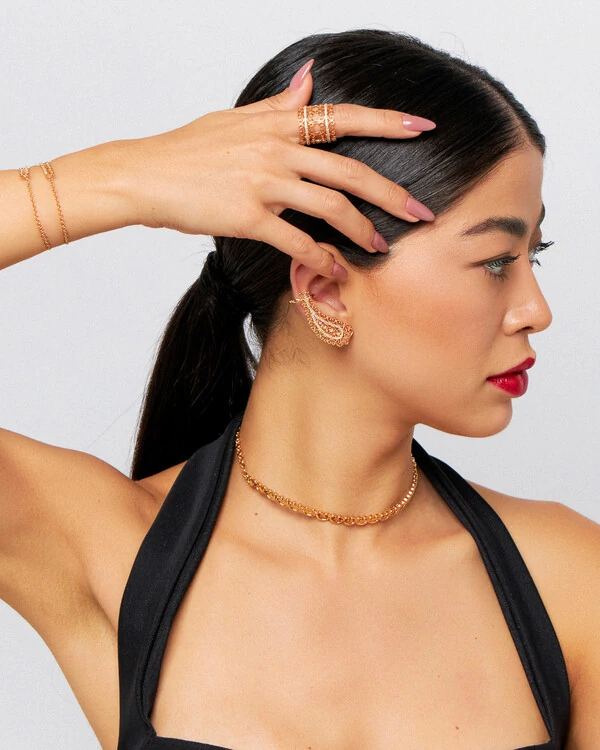 Brinco Ear Cuff Paisley