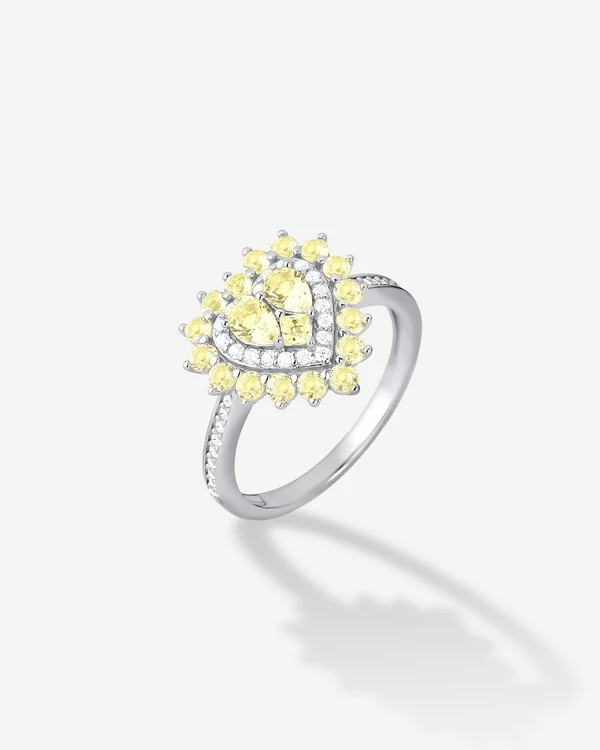 Anel Coração Lavinia - Prata 925