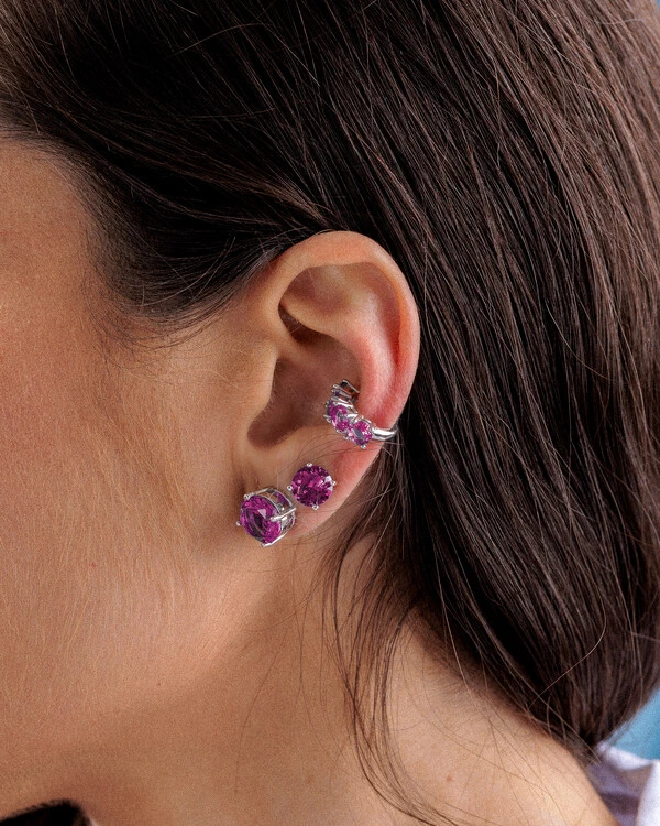 Conjunto de Brinco e Piercing Colors