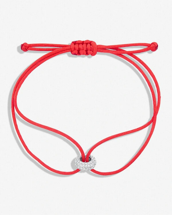 Pulseira Fio Encerado Elo Colors - Prata 925