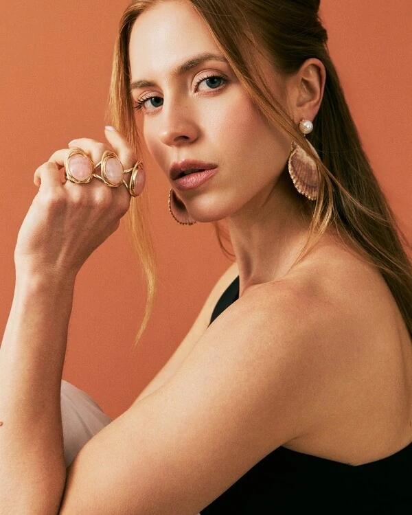 Brinco Concha Naturale