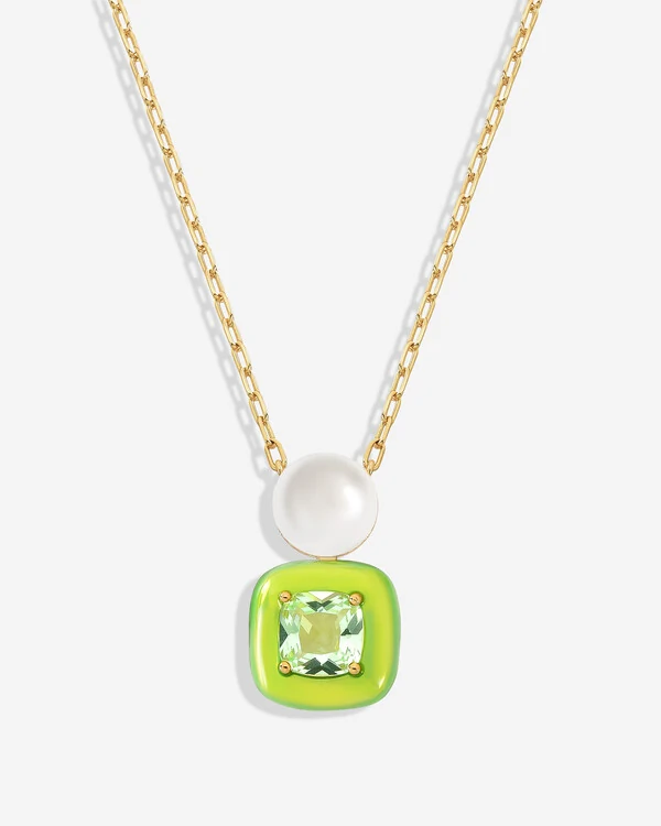 Colar Lime Pearl