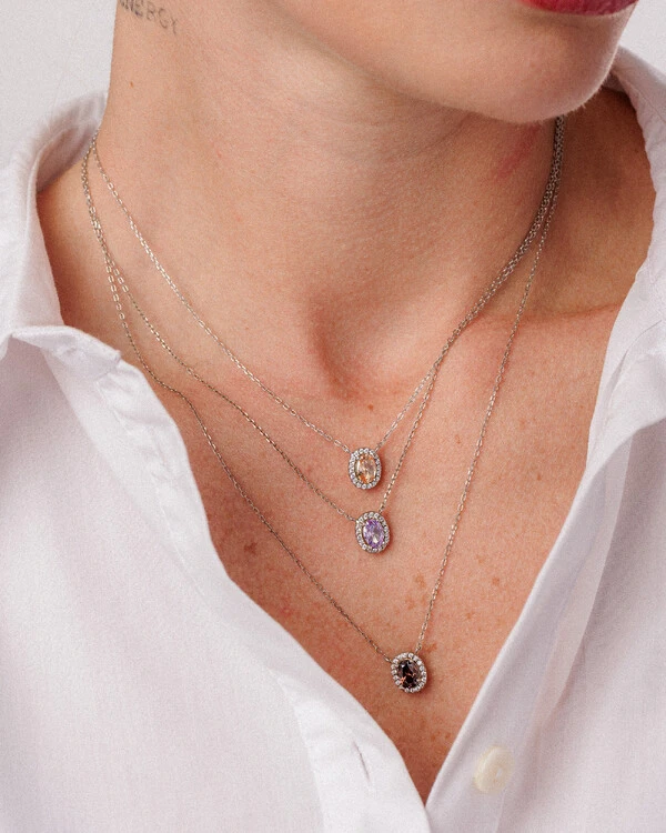Colar Carol Oval - Prata 925