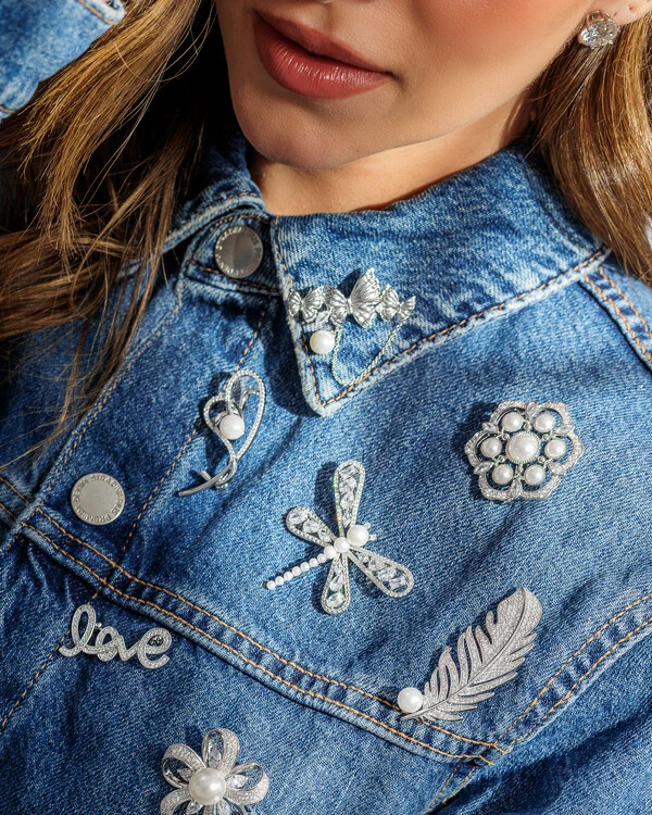 Broche Gardênia