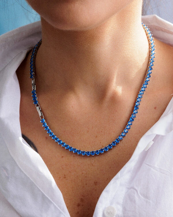 Colar Riviera Colors 3mm - 3 garras - 42cm
