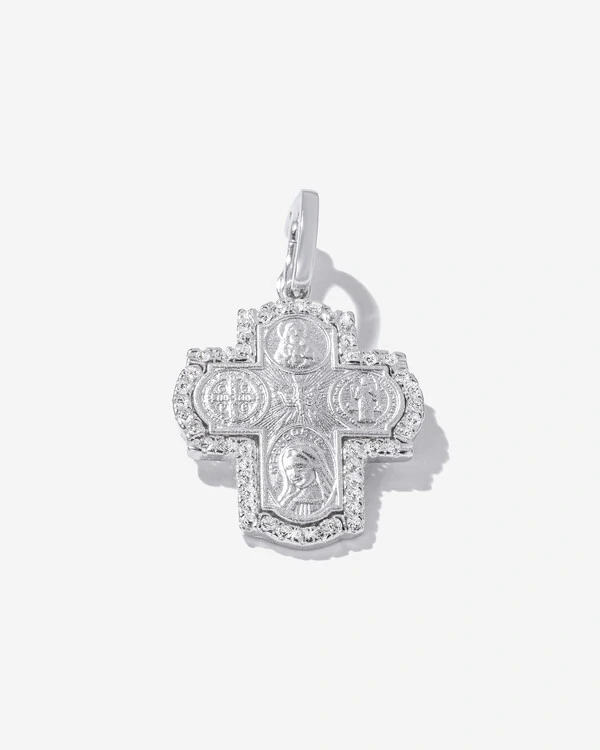 Pingente Cruz Shine - Prata 925