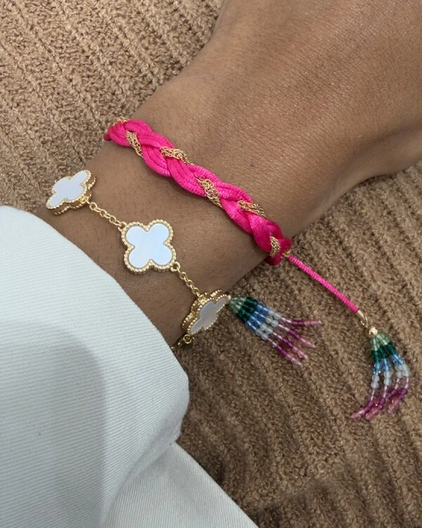 Pulseira Boho Pink