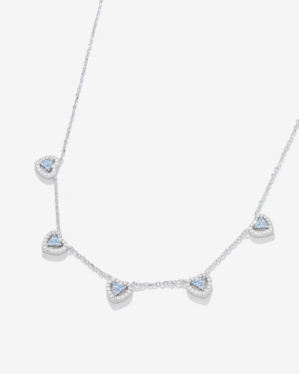 Colar Corações Gisela Lize - Prata 925