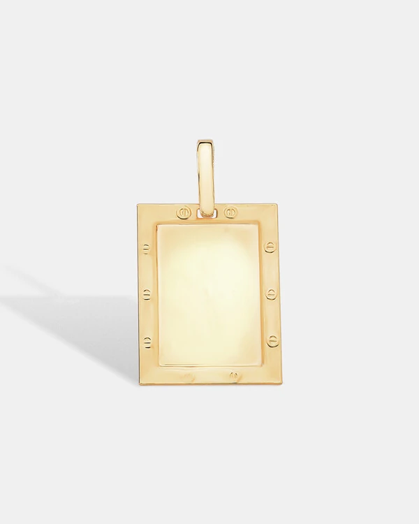 Pingente Placa Elisa - Prata 925