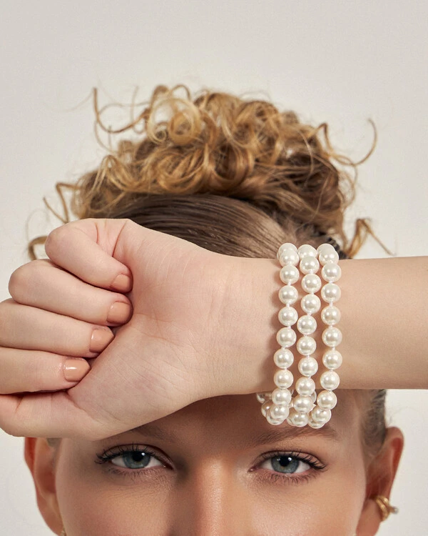 Pulseira Mini Pérola Shell Audrey