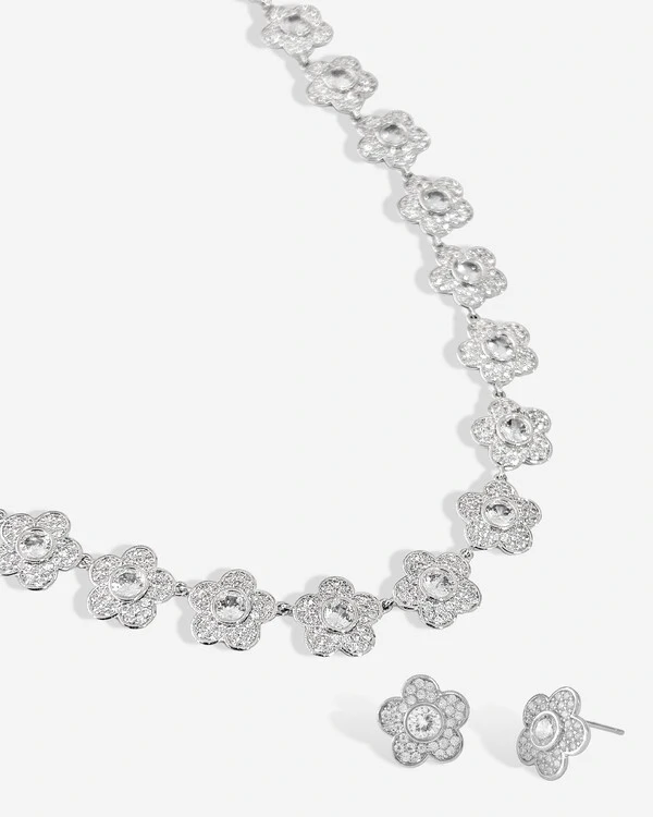 Conjunto Colar e Brincos Flora