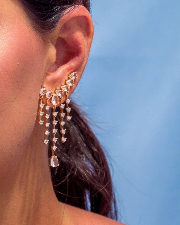 Brinco Ear Cuff Cascata Barcelona