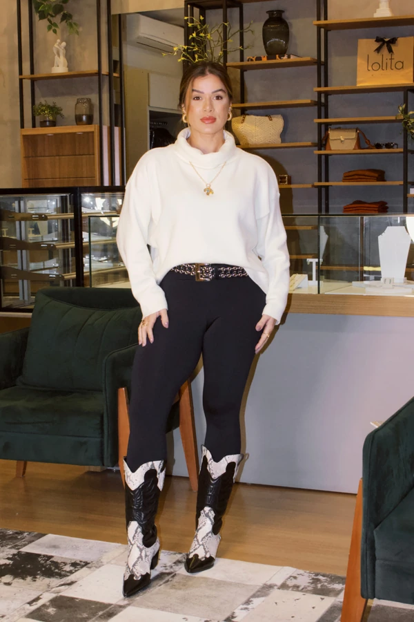 Calça Legging Ana Flanelada