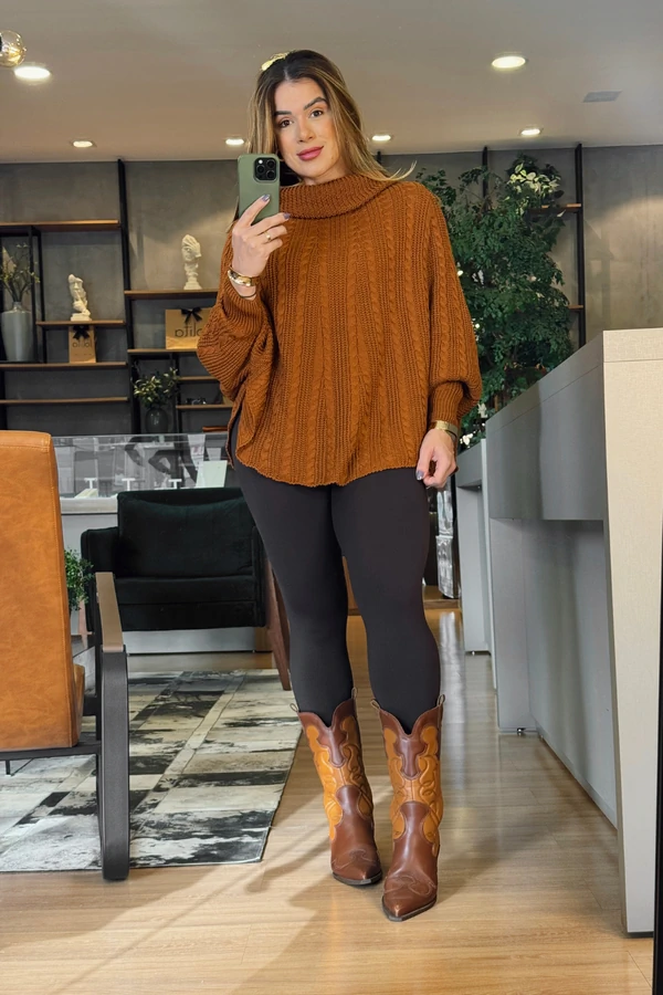 Calça Legging Ana Flanelada