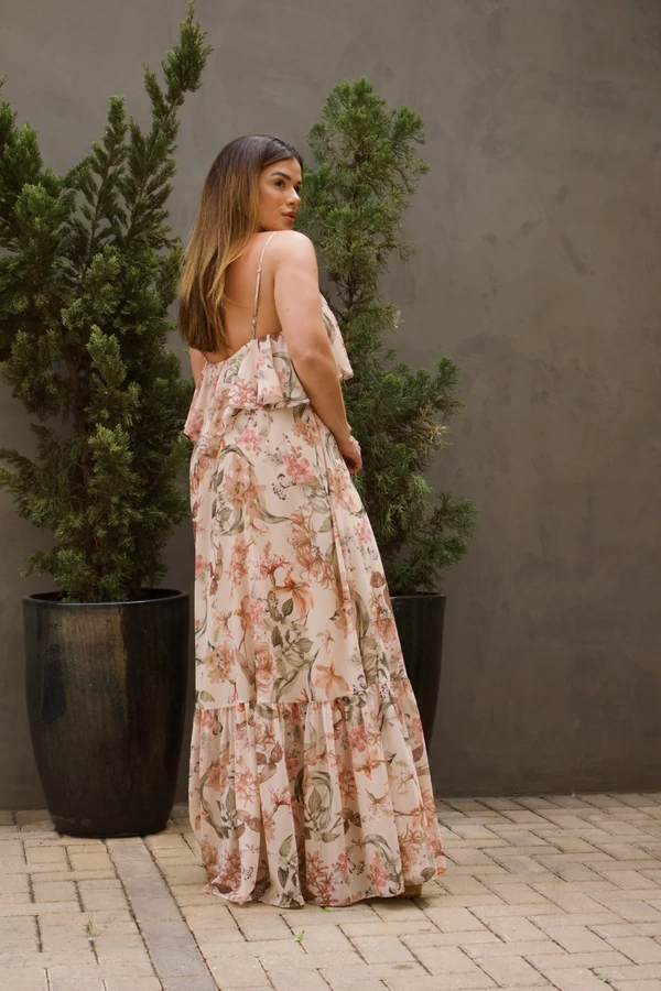 Vestido Longo Floral