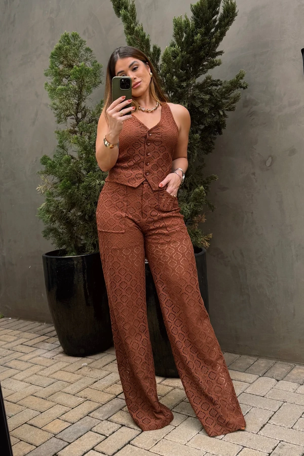 Calça Renda Tina