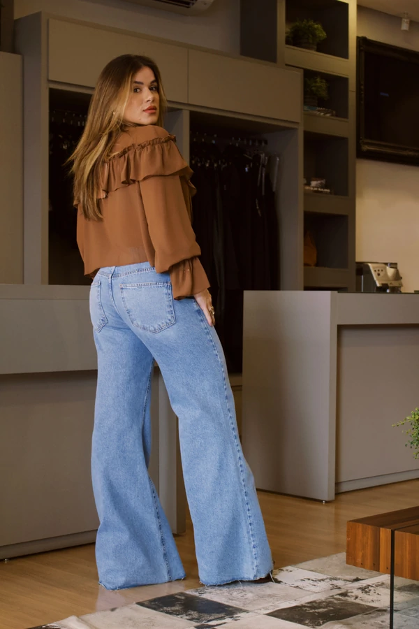 Calça Jeans Flare Celina