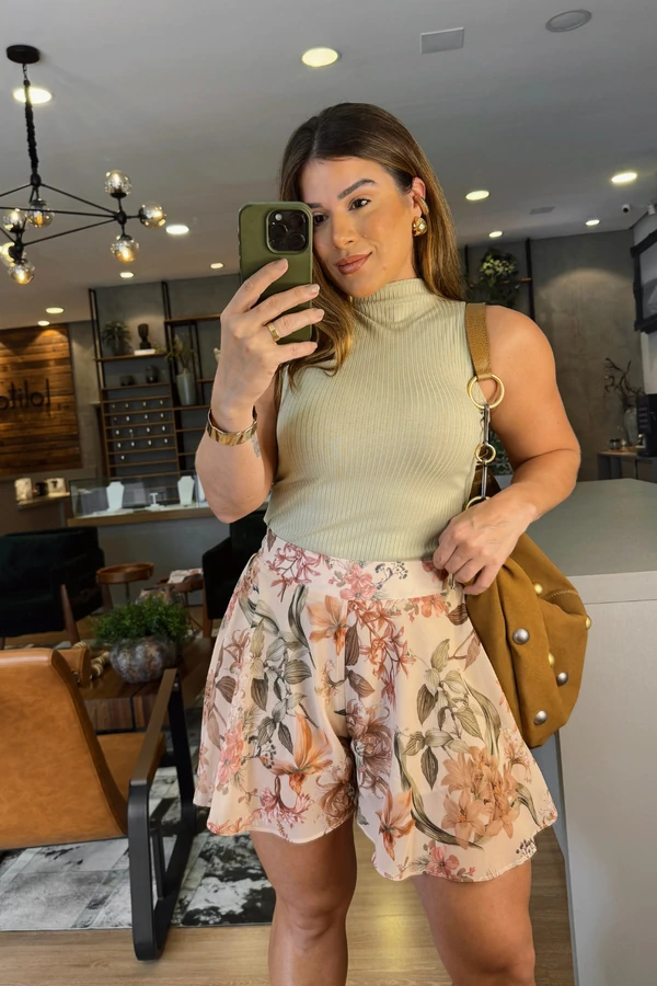 Short Rodado Floral