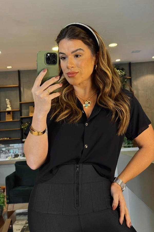 Camisa Cropped Gisele