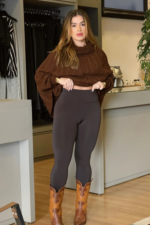 Calça Legging Ana Flanelada