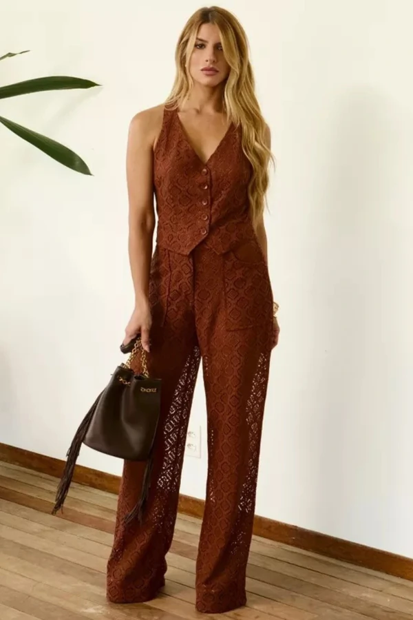Calça Renda Tina
