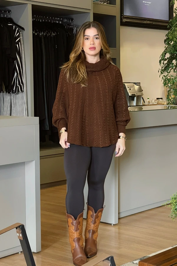 Calça Legging Ana Flanelada