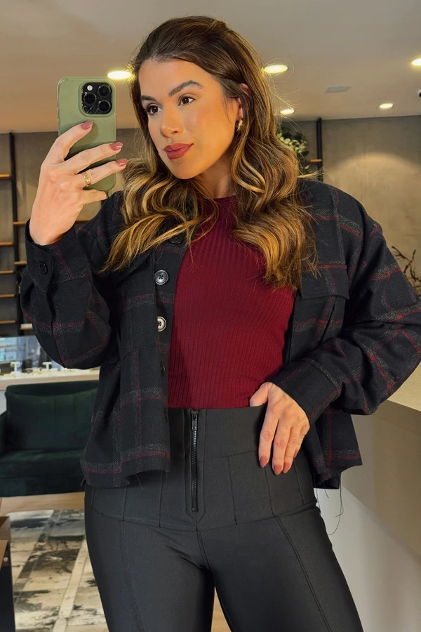 Jaqueta Antonela Xadrez