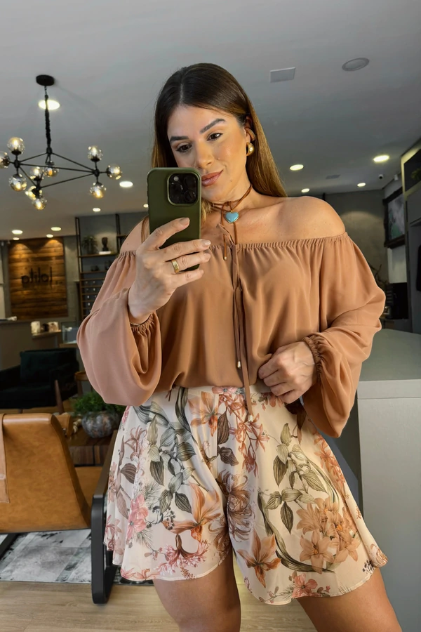 Short Rodado Floral