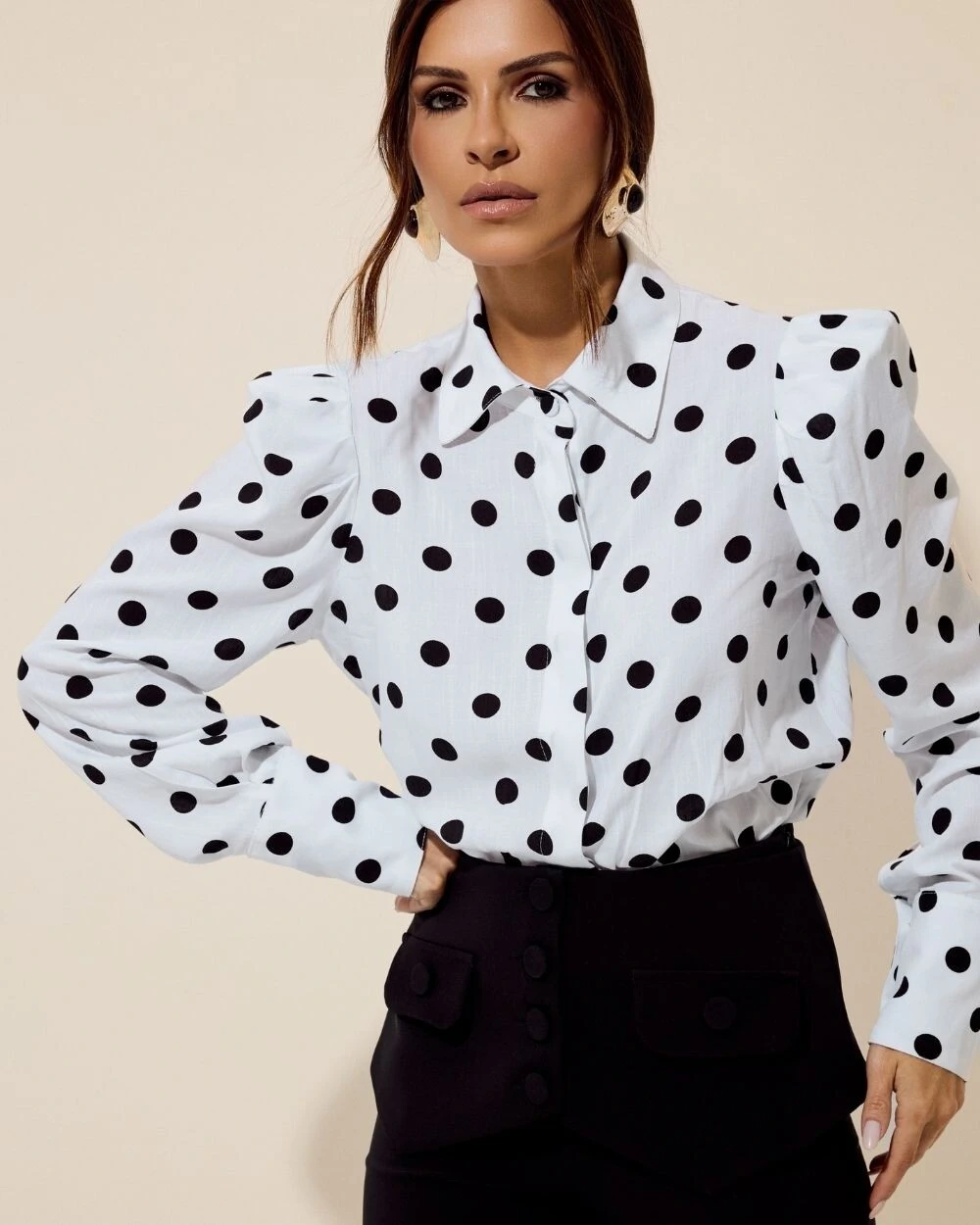 Foto Camisa Colette Poá