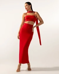 Saia Virginia Vermelho